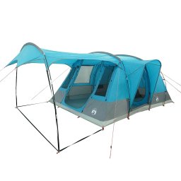 vidaXL Tunneltent 5-persoons waterdicht blauw