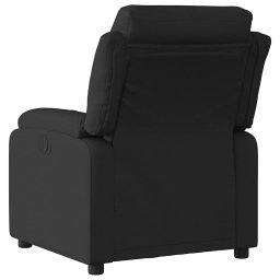 vidaXL Fauteuil verstelbaar stof zwart