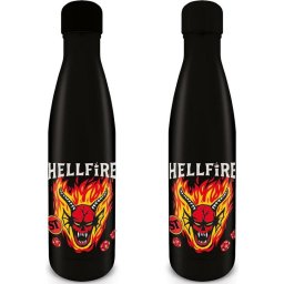 Pyramid Int. Stranger Things Metalen Waterfles-Hellfire Club (Diversen) Nieuw