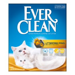 2x10l Ever Clean® Litterfree Paws Klonterende Kattenbakvulling Kat