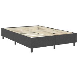 vidaXL Boxspringframe stof grijs 140x200 cm
