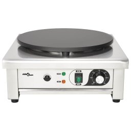 vidaXL Elektrische crêpemaker met lekbakje 40 cm 3000 W