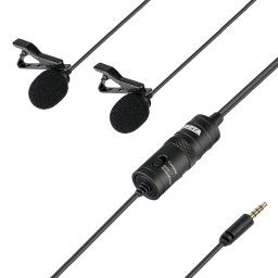 Boya BY-M1DM Duo Lavalier Microfoon