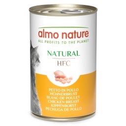 12x140g Kippenborst Almo Nature Classic Kattenvoer