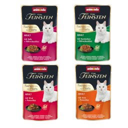 8x85g Mixpakket Adult Feines mit Filets animonda Vom Feinsten Kattenvoer