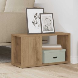 vidaXL Tv-meubel 60x24x32 cm bewerkt hout artisanaal eikenkleur
