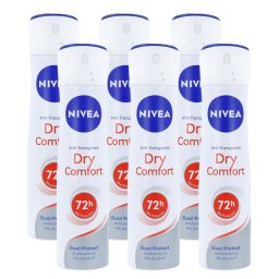 Nivea Dry Comfort Deodorant Spray Multiverpakking