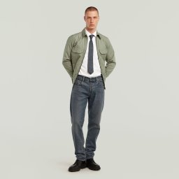 Chambray Stropdas - Donkerblauw - Heren
