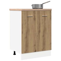 vidaXL Onderkast Lyon 60x46x81,5 cm bewerkt hout artisanaal eikenkleur