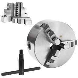 vidaXL Klauwplaat met 3 bekken zelfcentrerend 160 mm staal K11 160