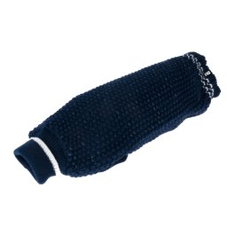 TIAKI gebreide reflecterende hondentrui, donkerblauw ca. 40cm ruglengte