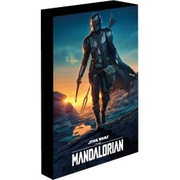 Star Wars: The Mandalorian (Nightfall) Light Up Canvas 30x40cm
