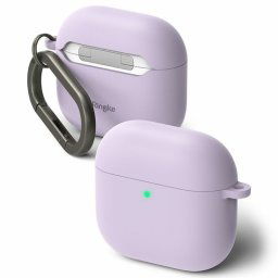 Ringke Silicone AirPods 4 Hoesje Paars