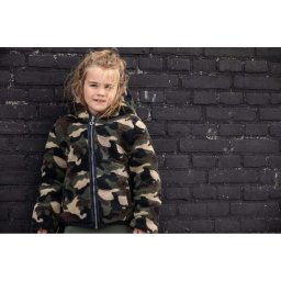 B-nosy Maat 116 Jongens Reversible winterjas - Oxford blue
