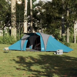 vidaXL Koepeltent 6-persoons waterdicht blauw