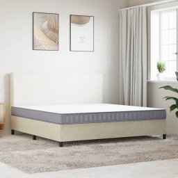 vidaXL Schuimmatras middelzacht 200x200 cm