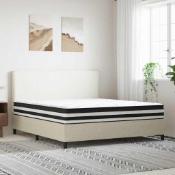 vidaXL Pocketveringmatras middelhard 180x200 cm