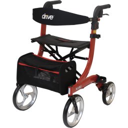 Drive Rollator Nitro Rood