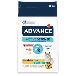 Advance Cat Sterilized Sensitive Zalm Kattenvoer - 3 kg