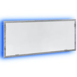 vidaXL Badkamerspiegel 100x8,5x37 cm bewerkt hout grijs sonoma eiken