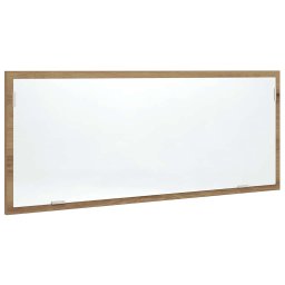 vidaXL Badkamerspiegel LED 100x8,5x37 cm bewerkt hout artisanaal eiken