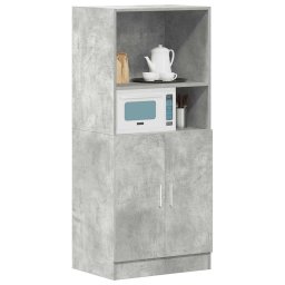 vidaXL Keukenkast 57x41,5x131,5 cm bewerkt hout betongrijs