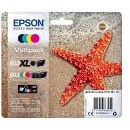 Epson 603XL Cartridges Combo Pack Inkt