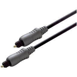 Scanpart Toslink optical audio kabel 1,5m Optische kabel Zwart