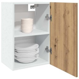 vidaXL Bovenkast Lyon 40x31x60 cm bewerkt hout artisanaal eikenkleur