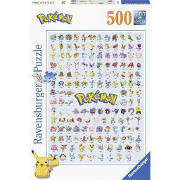 Ravensburger puzzel Eerste generatie Pokemon - legpuzzel - 500 stukjes