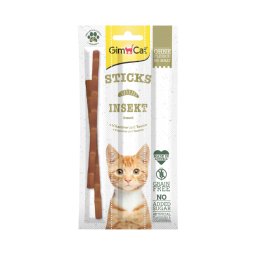 6x3 stuks GimCat Sticks insect kattensnacks