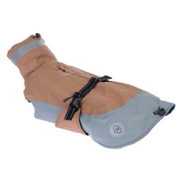 Nomad Tales Bloom Hondenjas Warm Taupe ca.55cm ruglengte honden