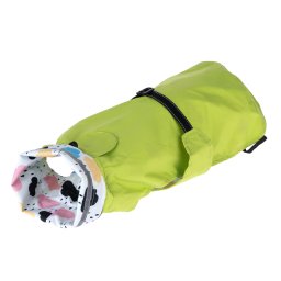 TIAKI Omkeerbare hondenregenjas ca. 50cm ruglengte