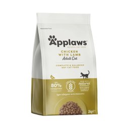 2kg Adult Kip met Lam Applaws Kattenvoer