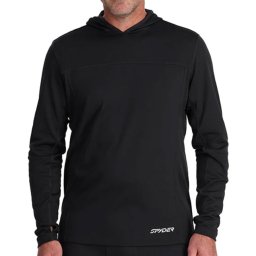 SPYDER Mens Charger Hoodie black - Thermokleding M