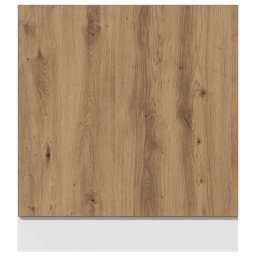 vidaXL Vaatwasserpaneel Lyon 60x1,5x67 cm bewerkt hout artisanaal eiken