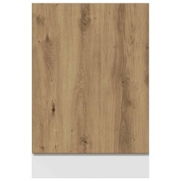 vidaXL Vaatwasserpaneel Lyon 45x3x67 cm bewerkt hout artisanaal eiken