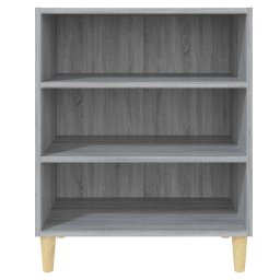 vidaXL Dressoir 57x35x70 cm bewerkt hout grijs sonoma eikenkleurig