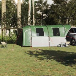 vidaXL Autotent 4-persoons waterdicht groen