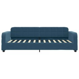 vidaXL Slaapbank 100x200 cm fluweel blauw