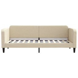 vidaXL Slaapbank 80x200 cm stof crèmekleurig