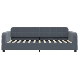 vidaXL Slaapbank 100x200 cm fluweel donkergrijs