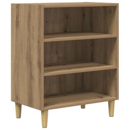 vidaXL Dressoir 57x35x75 cm bewerkt hout artisanaal eikenkleurig