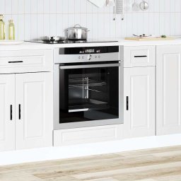 vidaXL Ovenkast "Porto" bewerkt hout wit