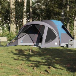 vidaXL Tunneltent 6-persoons waterdicht blauw