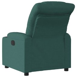 vidaXL Fauteuil verstelbaar stof donkergroen