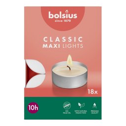 Bolsius Theelicht Classic Maxi Lights