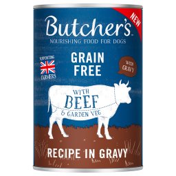 24x 400g Butcher's Original graanvrij met rund in saus nat hondenvoer
