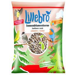 1kg Gepelde Zonnebloempitten Lillebro Tuinvogelvoer