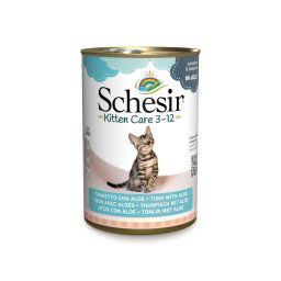 Schesir Kattenvoer 6 x 140 g - Kitten Tonijn met Aloë